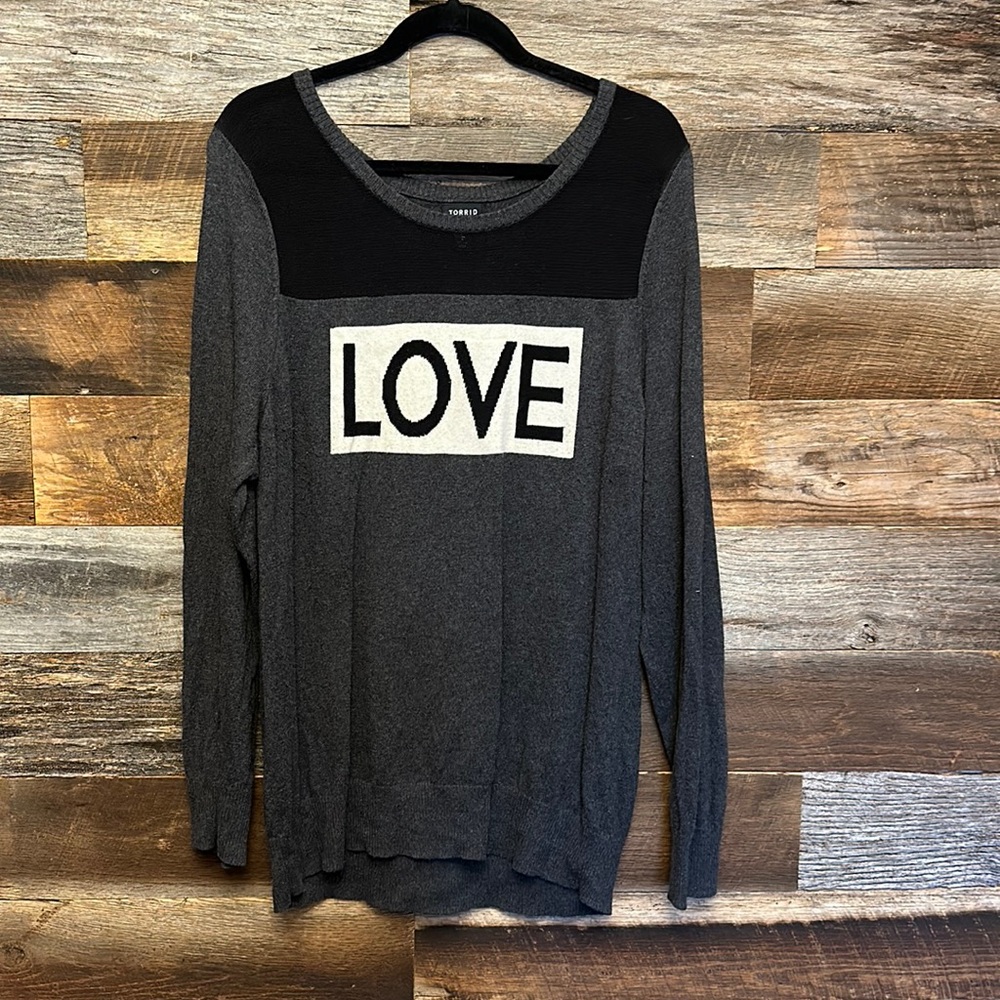 Torrid LOVE Sweater